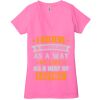 Ladies' Jersey Short-Sleeve Deep V-Neck T-Shirt Thumbnail