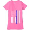 Ladies' Jersey Short-Sleeve Deep V-Neck T-Shirt Thumbnail