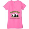 Ladies' Jersey Short-Sleeve Deep V-Neck T-Shirt Thumbnail