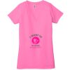 Ladies' Jersey Short-Sleeve Deep V-Neck T-Shirt Thumbnail