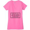 Ladies' Jersey Short-Sleeve Deep V-Neck T-Shirt Thumbnail