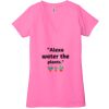 Ladies' Jersey Short-Sleeve Deep V-Neck T-Shirt Thumbnail