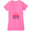 Ladies' Jersey Short-Sleeve Deep V-Neck T-Shirt Thumbnail