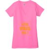 Ladies' Jersey Short-Sleeve Deep V-Neck T-Shirt Thumbnail