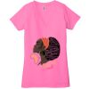 Ladies' Jersey Short-Sleeve Deep V-Neck T-Shirt Thumbnail