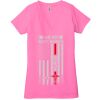 Ladies' Jersey Short-Sleeve Deep V-Neck T-Shirt Thumbnail