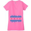 Ladies' Jersey Short-Sleeve Deep V-Neck T-Shirt Thumbnail