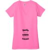 Ladies' Jersey Short-Sleeve Deep V-Neck T-Shirt Thumbnail