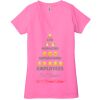 Ladies' Jersey Short-Sleeve Deep V-Neck T-Shirt Thumbnail