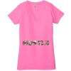 Ladies' Jersey Short-Sleeve Deep V-Neck T-Shirt Thumbnail