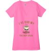 Ladies' Jersey Short-Sleeve Deep V-Neck T-Shirt Thumbnail