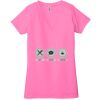 Ladies' Jersey Short-Sleeve Deep V-Neck T-Shirt Thumbnail