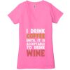Ladies' Jersey Short-Sleeve Deep V-Neck T-Shirt Thumbnail