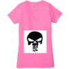 Ladies' Jersey Short-Sleeve Deep V-Neck T-Shirt Thumbnail