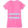 Ladies' Jersey Short-Sleeve Deep V-Neck T-Shirt Thumbnail