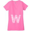 Ladies' Jersey Short-Sleeve Deep V-Neck T-Shirt Thumbnail