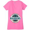 Ladies' Jersey Short-Sleeve Deep V-Neck T-Shirt Thumbnail