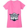 Ladies' Jersey Short-Sleeve Deep V-Neck T-Shirt Thumbnail