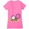 Ladies' Jersey Short-Sleeve Deep V-Neck T-Shirt Thumbnail