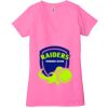 Ladies' Jersey Short-Sleeve Deep V-Neck T-Shirt Thumbnail