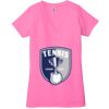 Ladies' Jersey Short-Sleeve Deep V-Neck T-Shirt Thumbnail