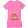 Ladies' Jersey Short-Sleeve Deep V-Neck T-Shirt Thumbnail