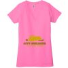 Ladies' Jersey Short-Sleeve Deep V-Neck T-Shirt Thumbnail