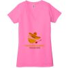 Ladies' Jersey Short-Sleeve Deep V-Neck T-Shirt Thumbnail