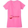 Ladies' Jersey Short-Sleeve Deep V-Neck T-Shirt Thumbnail
