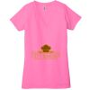 Ladies' Jersey Short-Sleeve Deep V-Neck T-Shirt Thumbnail