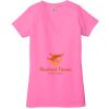 Ladies' Jersey Short-Sleeve Deep V-Neck T-Shirt Thumbnail