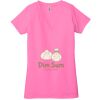 Ladies' Jersey Short-Sleeve Deep V-Neck T-Shirt Thumbnail