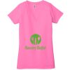 Ladies' Jersey Short-Sleeve Deep V-Neck T-Shirt Thumbnail