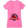 Ladies' Jersey Short-Sleeve Deep V-Neck T-Shirt Thumbnail