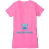 Ladies' Jersey Short-Sleeve Deep V-Neck T-Shirt Thumbnail