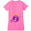 Ladies' Jersey Short-Sleeve Deep V-Neck T-Shirt Thumbnail