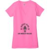 Ladies' Jersey Short-Sleeve Deep V-Neck T-Shirt Thumbnail