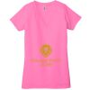 Ladies' Jersey Short-Sleeve Deep V-Neck T-Shirt Thumbnail