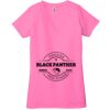 Ladies' Jersey Short-Sleeve Deep V-Neck T-Shirt Thumbnail