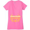 Ladies' Jersey Short-Sleeve Deep V-Neck T-Shirt Thumbnail