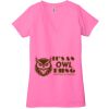 Ladies' Jersey Short-Sleeve Deep V-Neck T-Shirt Thumbnail