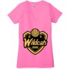 Ladies' Jersey Short-Sleeve Deep V-Neck T-Shirt Thumbnail