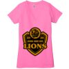 Ladies' Jersey Short-Sleeve Deep V-Neck T-Shirt Thumbnail