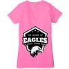 Ladies' Jersey Short-Sleeve Deep V-Neck T-Shirt Thumbnail
