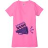Ladies' Jersey Short-Sleeve Deep V-Neck T-Shirt Thumbnail