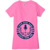 Ladies' Jersey Short-Sleeve Deep V-Neck T-Shirt Thumbnail