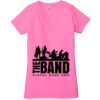 Ladies' Jersey Short-Sleeve Deep V-Neck T-Shirt Thumbnail