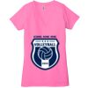 Ladies' Jersey Short-Sleeve Deep V-Neck T-Shirt Thumbnail