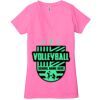 Ladies' Jersey Short-Sleeve Deep V-Neck T-Shirt Thumbnail