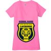 Ladies' Jersey Short-Sleeve Deep V-Neck T-Shirt Thumbnail